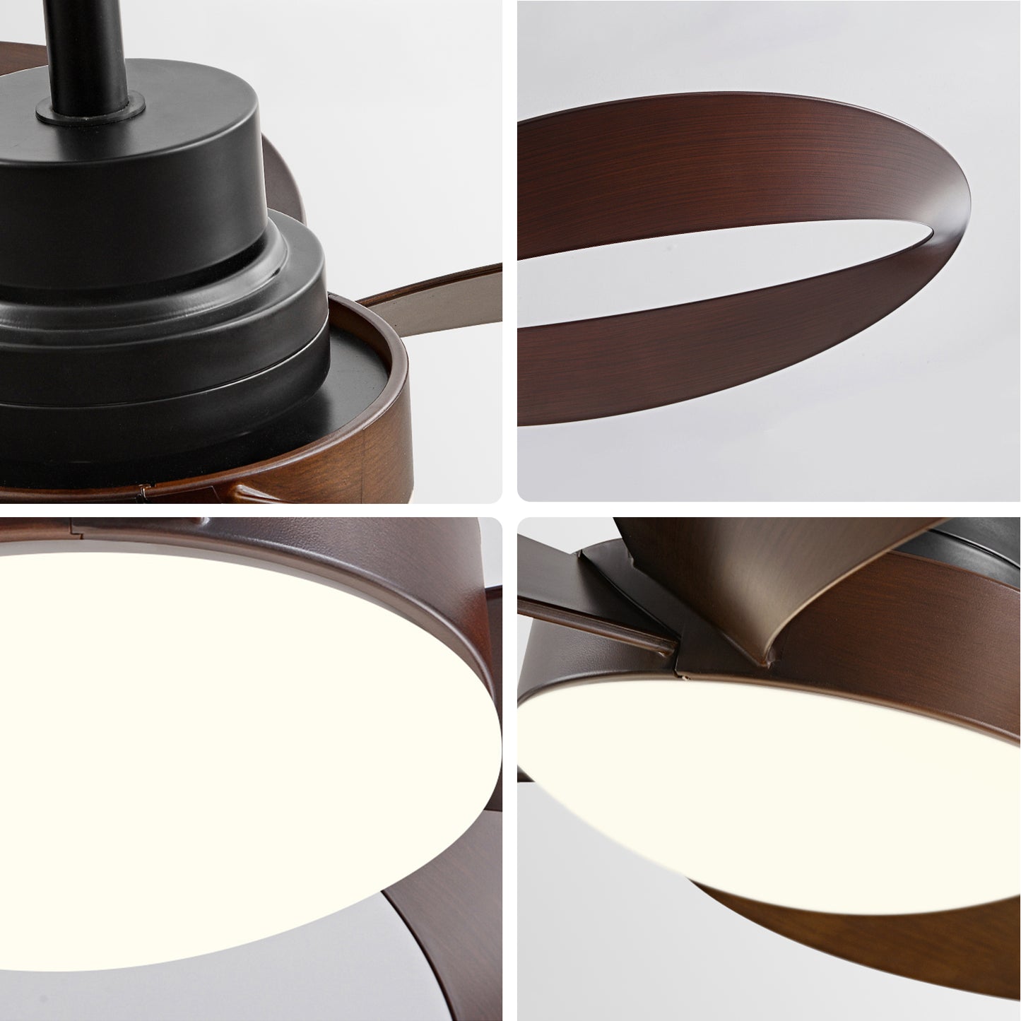 WOMO 3 Blade Unique Ceiling Fan Lamp - WM5268
