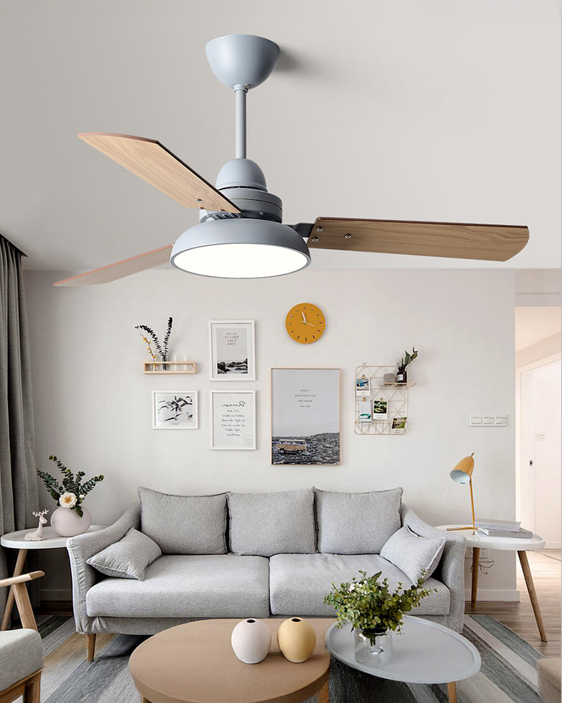 WOMO 3 Wood Blade Ceiling Fan Lamp - WM5269