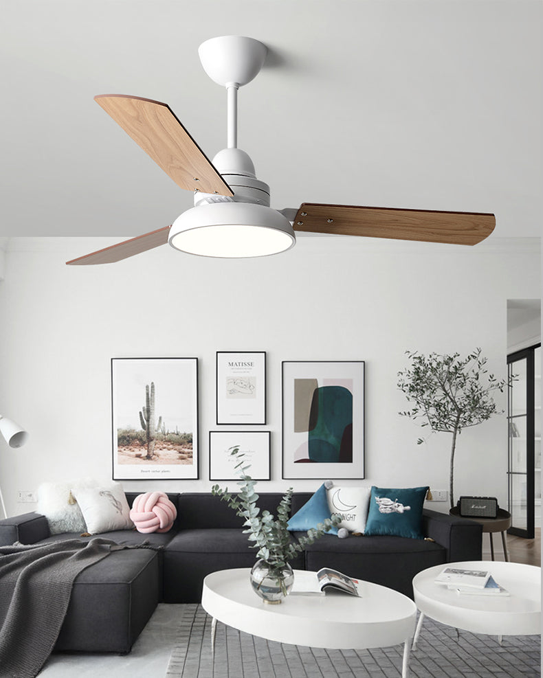 WOMO 3 Wood Blade Ceiling Fan Lamp - WM5269