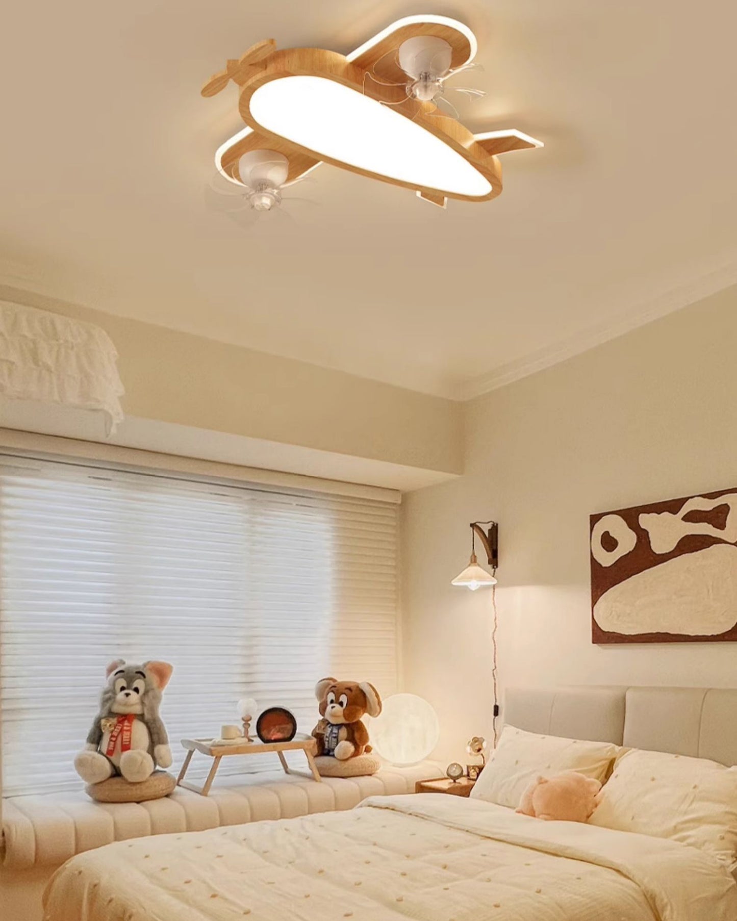 WOMO Propeller Low Profile Ceiling Fan Lamp - WM5274