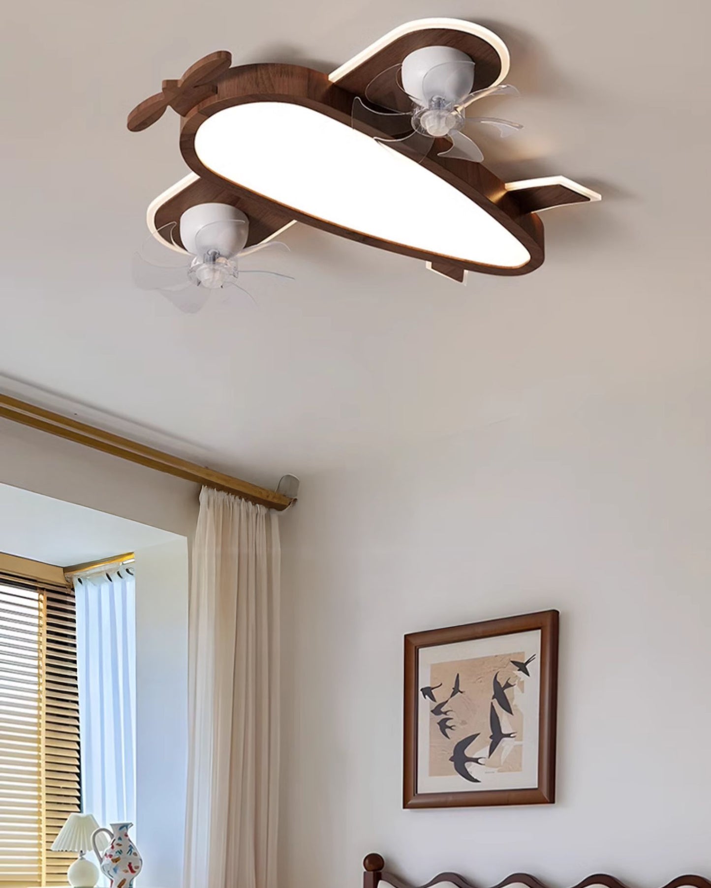 WOMO Propeller Low Profile Ceiling Fan Lamp - WM5274