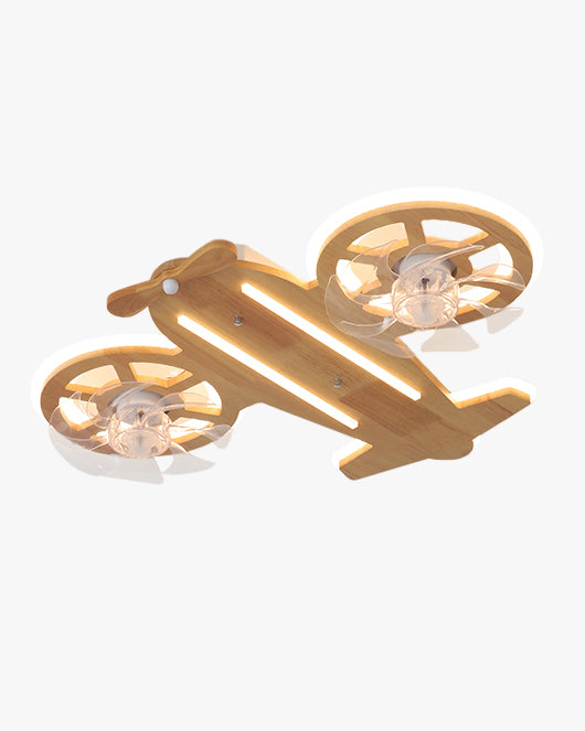 WOMO Propeller Low Profile Ceiling Fan Lamp - WM5275