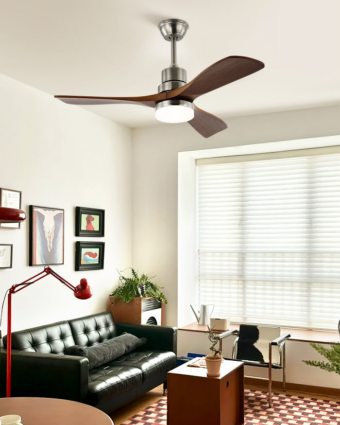 WOMO Mid Century Modern Ceiling Fan Lamp - WM5276