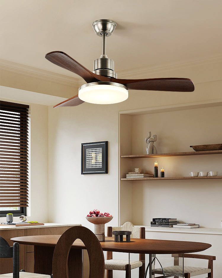 WOMO Mid Century Modern Ceiling Fan Lamp - WM5276