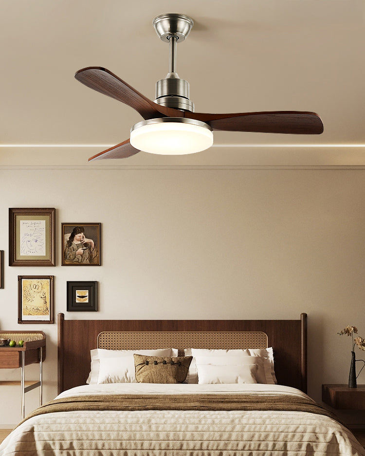 WOMO Mid Century Modern Ceiling Fan Lamp - WM5276