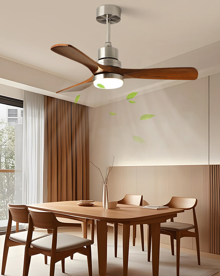 WOMO Mid Century Modern Ceiling Fan Lamp - WM5277