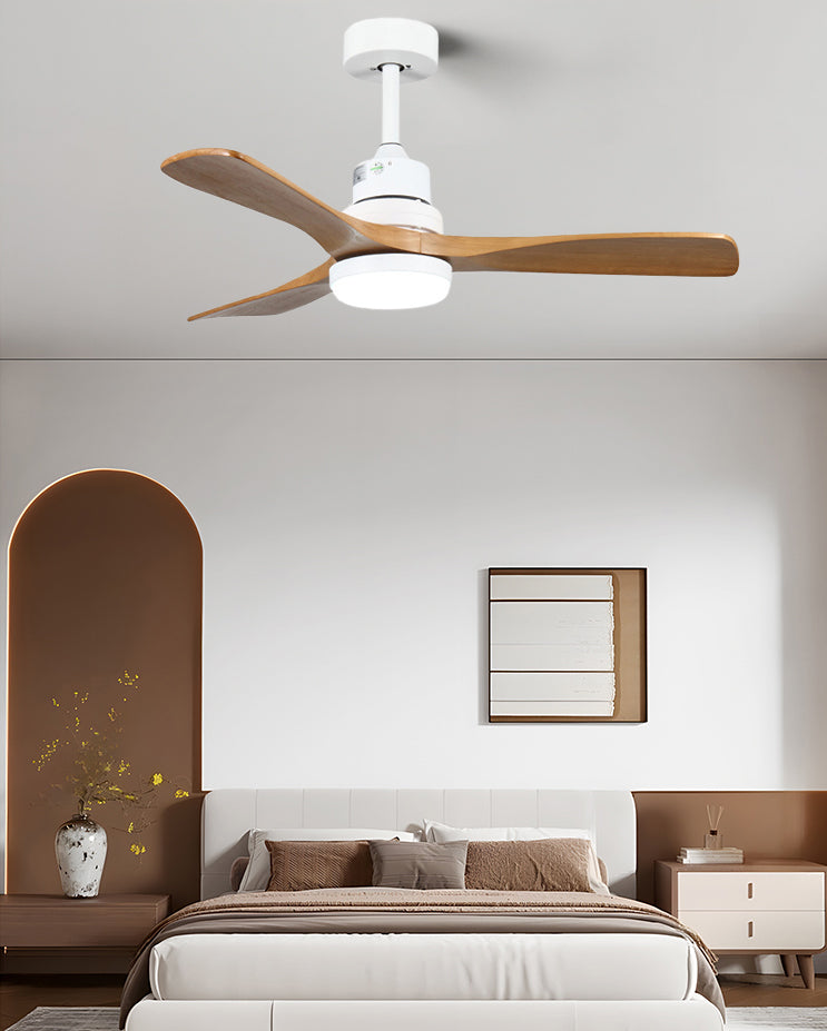 WOMO Mid Century Modern Ceiling Fan Lamp - WM5277