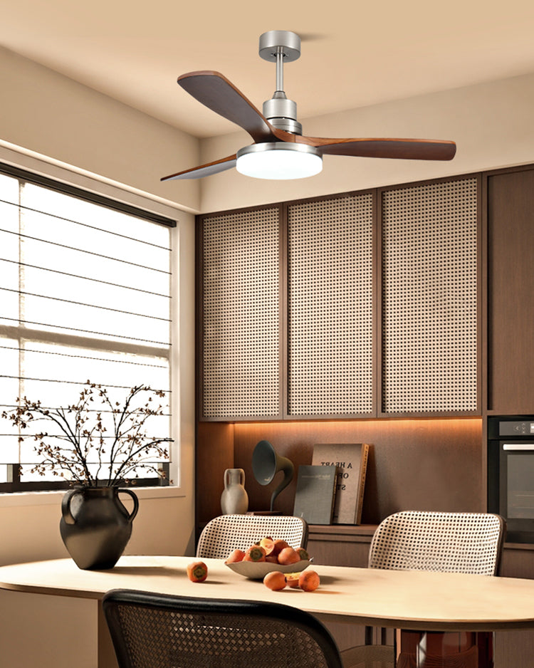WOMO Mid Century Modern Ceiling Fan Lamp - WM5278