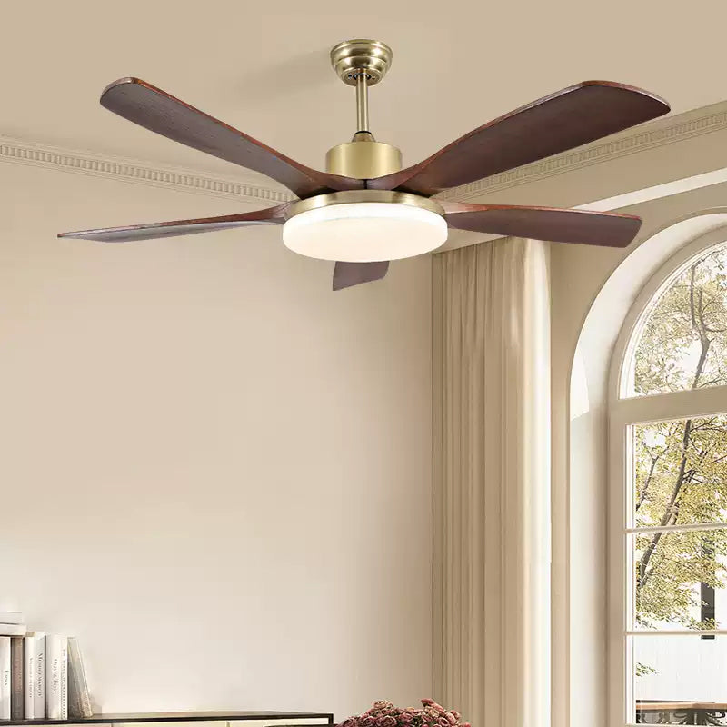 WOMO Mid Century Modern Ceiling Fan Lamp - WM5279