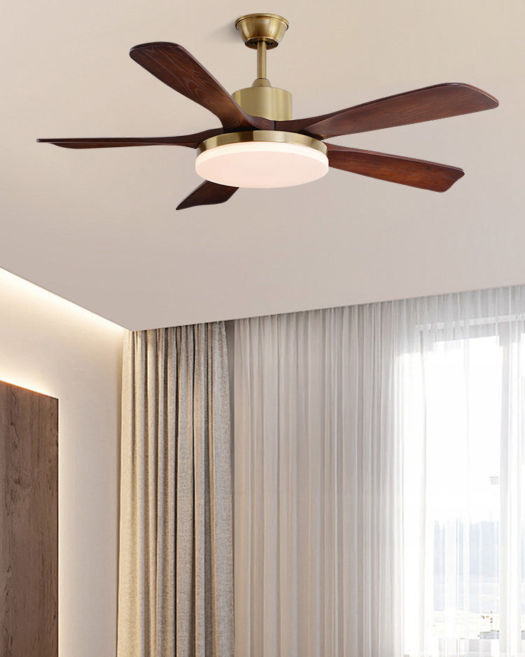 WOMO Mid Century Modern Ceiling Fan Lamp - WM5279