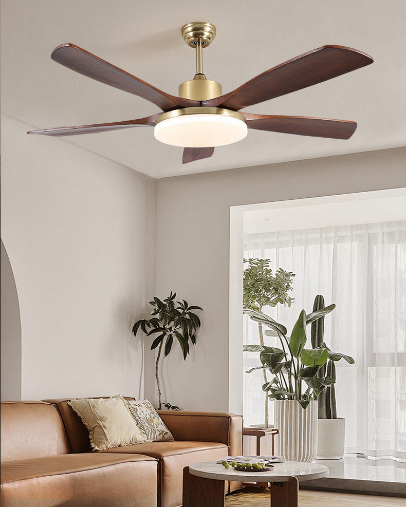 WOMO Mid Century Modern Ceiling Fan Lamp - WM5279