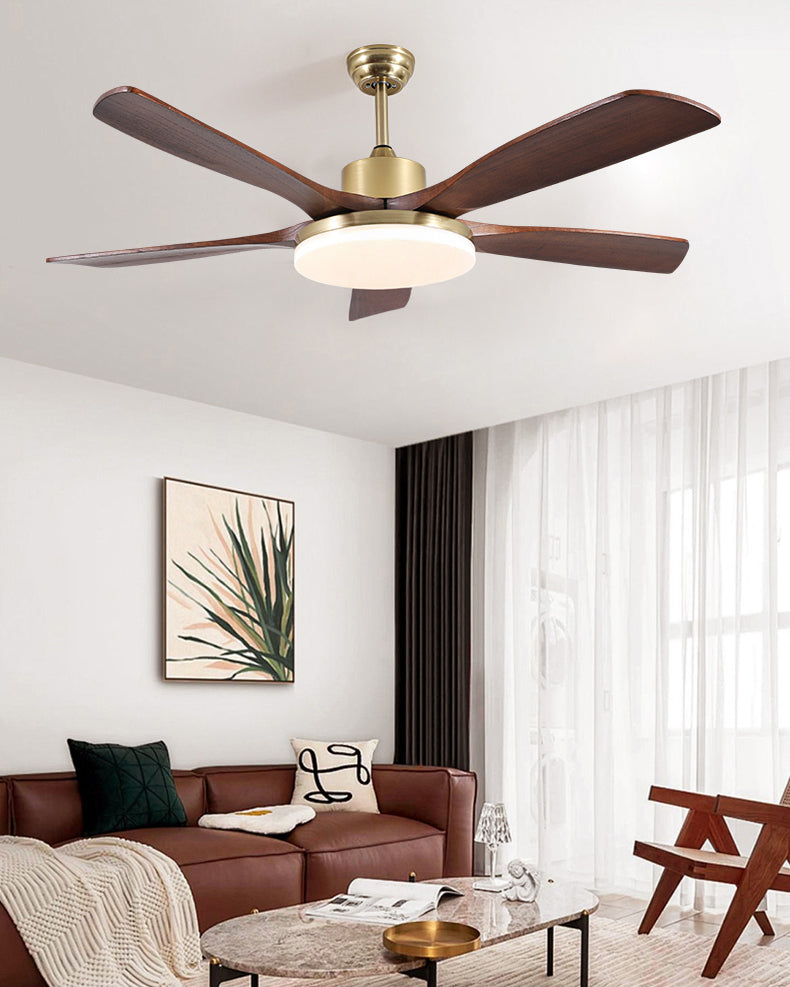 WOMO Mid Century Modern Ceiling Fan Lamp - WM5279