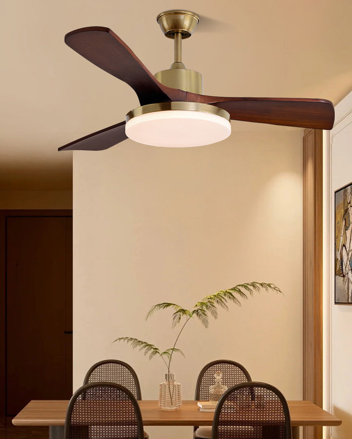 WOMO Mid Century Modern Ceiling Fan Lamp - WM5279
