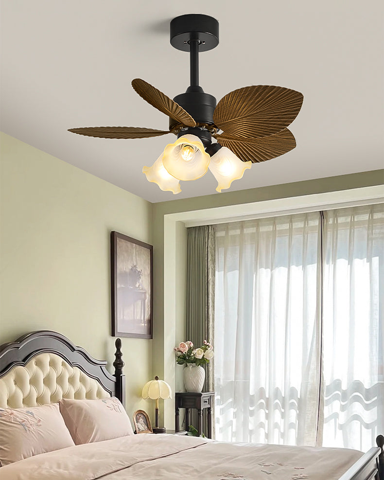 WOMO 32 Inch Flower Ceiling Fan Lamp - WM5282a
