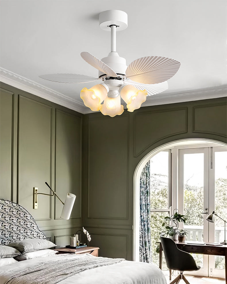 WOMO 32 Inch Flower Ceiling Fan Lamp - WM5282a