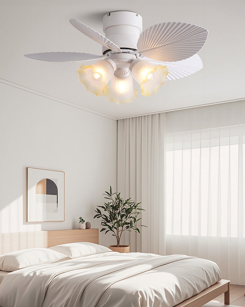 WOMO Flower Low Profile Ceiling Fan Lamp - WM5282b