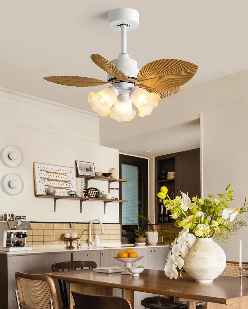 WOMO 32 Inch Flower Ceiling Fan Lamp - WM5282a