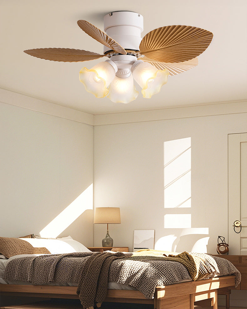 WOMO Flower Low Profile Ceiling Fan Lamp - WM5282b