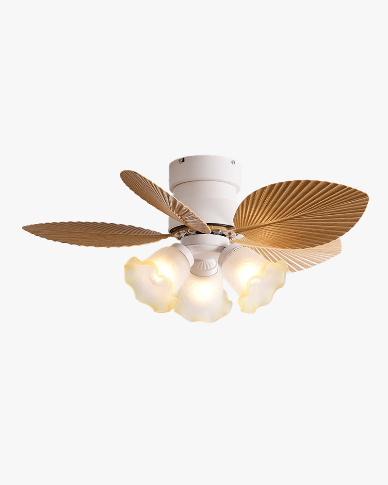 WOMO Flower Low Profile Ceiling Fan Lamp - WM5282b
