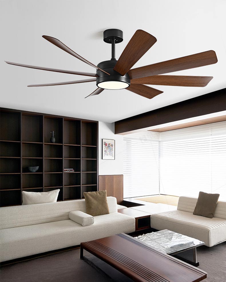 WOMO High CFM Large Ceiling Fan Lamp - WM5283