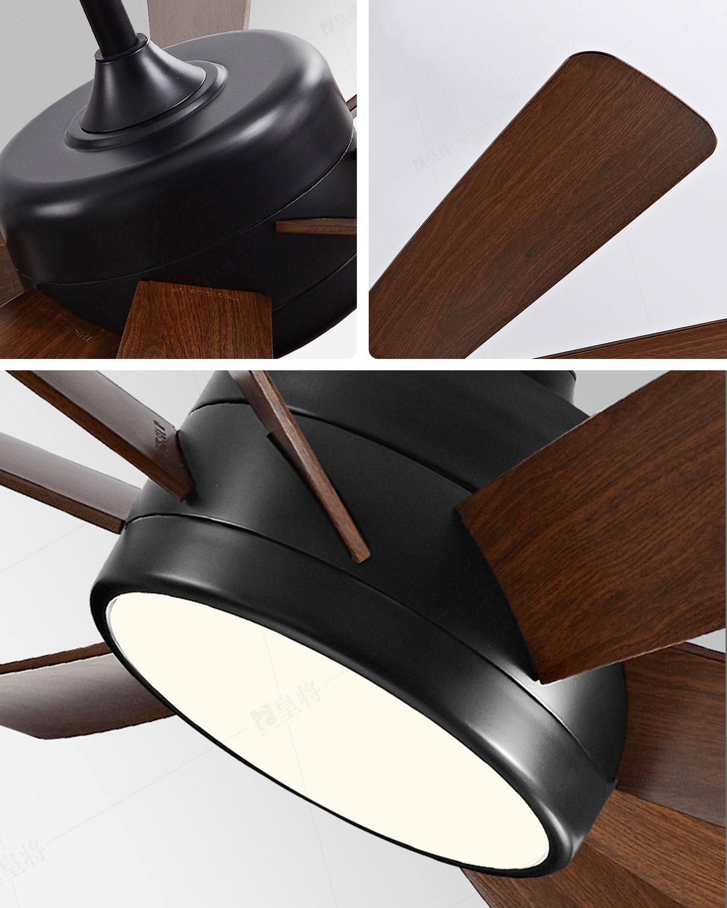 WOMO High CFM Large Ceiling Fan Lamp - WM5283