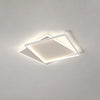 WOMO LED Deckenleuchte Eckig Flach Schwarz Weiß Modern Schlafzimmer-WM1011 thumbnail