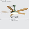 WOMO Scandi Wende-Deckenventilator mit Licht-WM5002 thumbnail