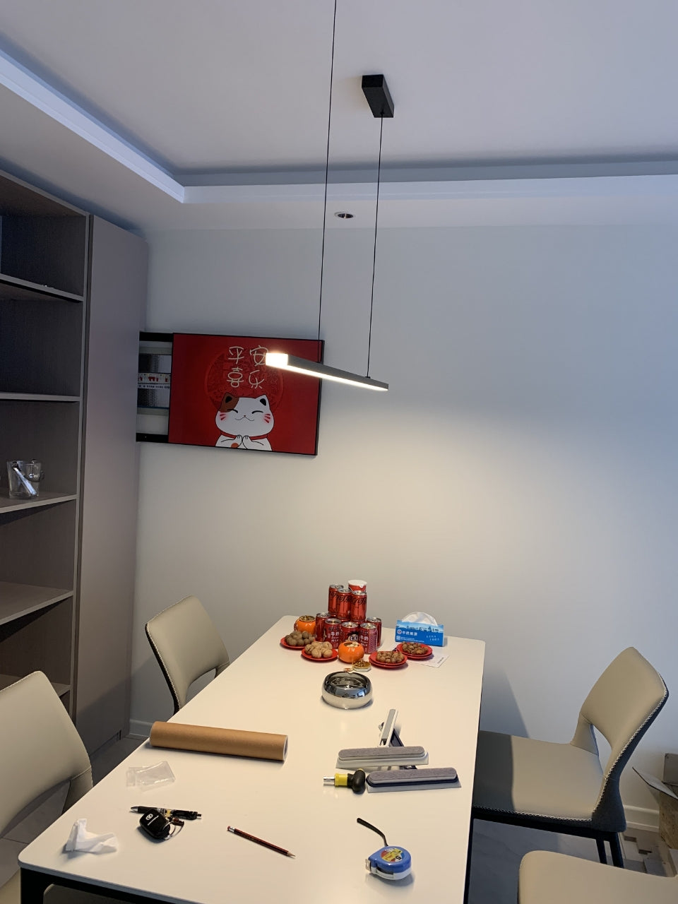 WOMO Extra Long Linear Pendant Light-WM2011