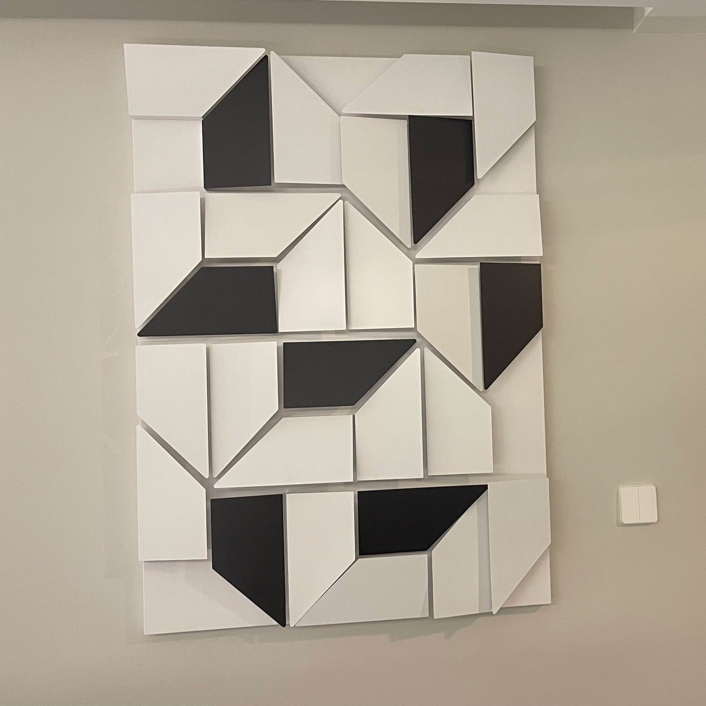 WOMO Rectangular Sculptural Art Wall Sconce-WM6020
