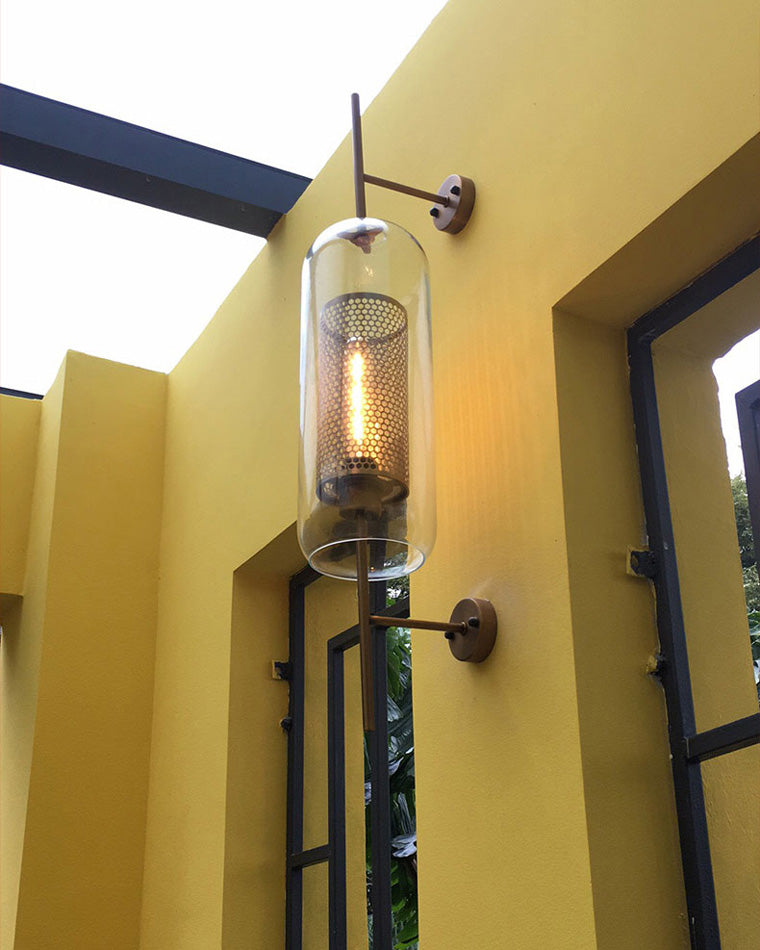 WOMO Industrial Hurricane Wall Sconce-WM6031
