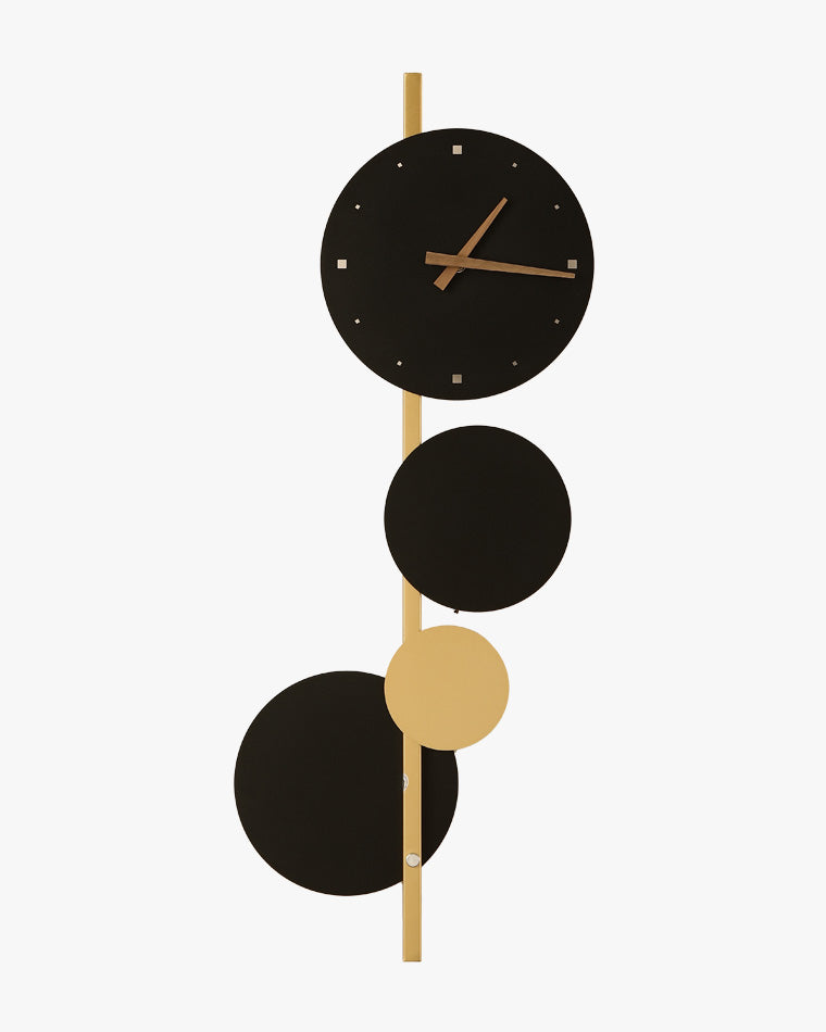 Horloge murale sculpturale WOMO avec lumière LED - WM6087