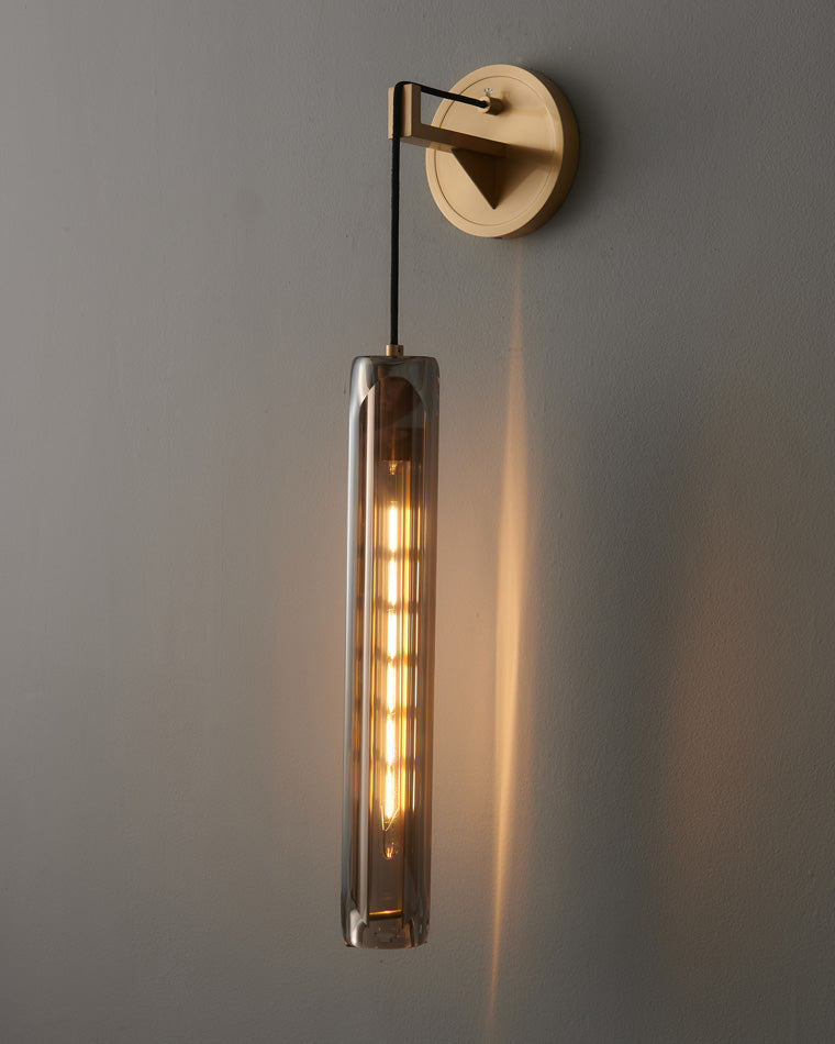 WOMO Hanging Crystal Wall Sconce-WM6094