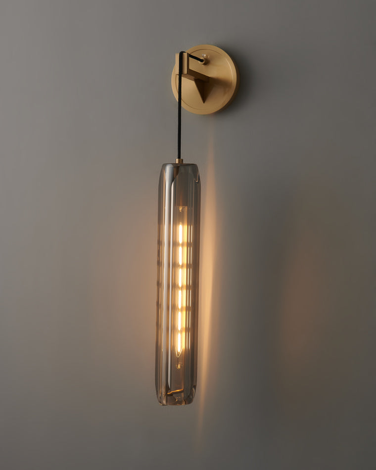 WOMO Hanging Crystal Wall Sconce-WM6094