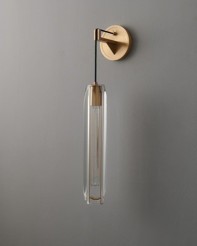 WOMO Hanging Crystal Wall Sconce-WM6094