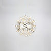 WOMO Designer LED Pendelleuchte SLV Chrom Kugel -WM2091 thumbnail