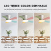 WOMO Scandi Low Profile Deckenventilatorlampe-WM5086 thumbnail