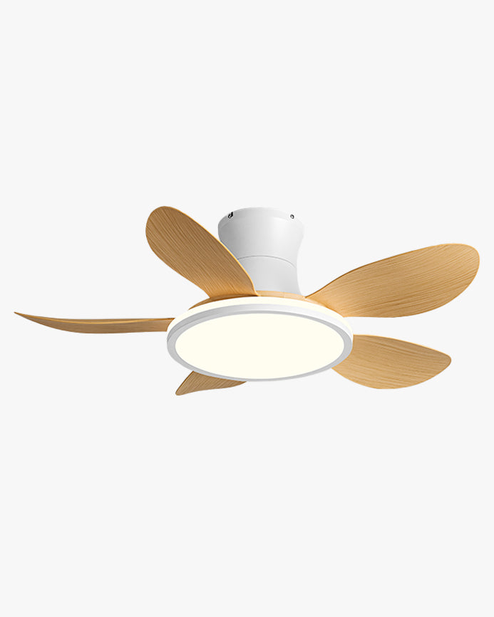 WOMO Modern Low Profile Ceiling Fan Lamp - WM5239