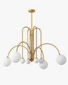 WOMO Mid Century Kronleuchter Glaskugeln im Wohnzimmer-WM2522 thumbnail