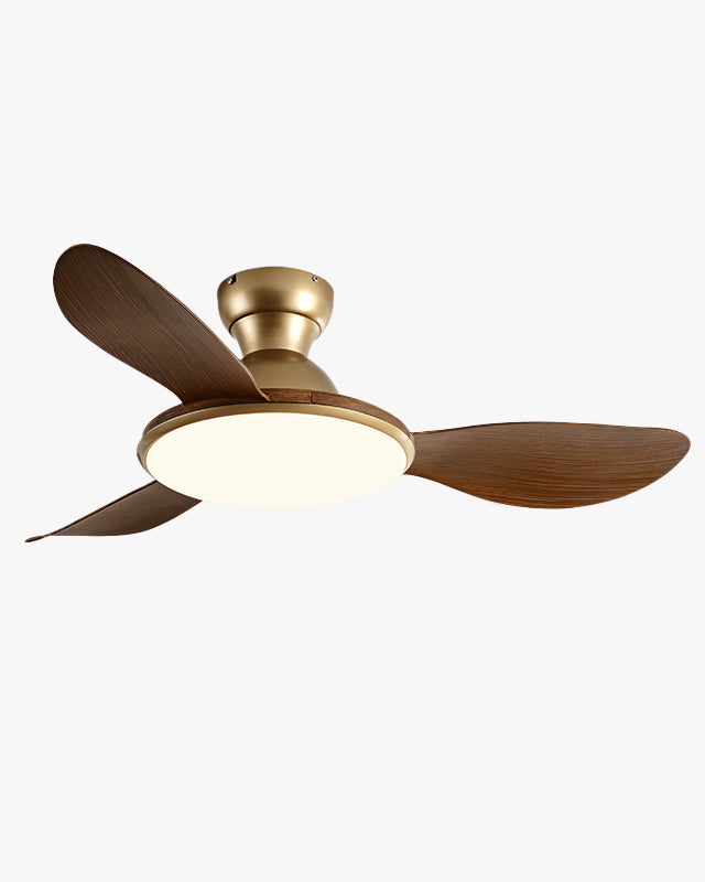 WOMO Low Profile Ceiling Fan with Bright Light - WM5155