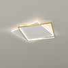 WOMO LED Deckenleuchte Eckig Flach Schwarz Weiß Modern Schlafzimmer-WM1011 thumbnail