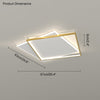WOMO LED Deckenleuchte Eckig Flach Schwarz Weiß Modern Schlafzimmer-WM1011 thumbnail