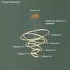 WOMO Stufenring-LED-Kronleuchter-WM2159 thumbnail