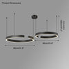 WOMO Schwarz/Gold Ring Led Kronleuchter-WM2009 thumbnail