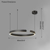 WOMO Schwarz/Gold Ring Led Kronleuchter-WM2009 thumbnail