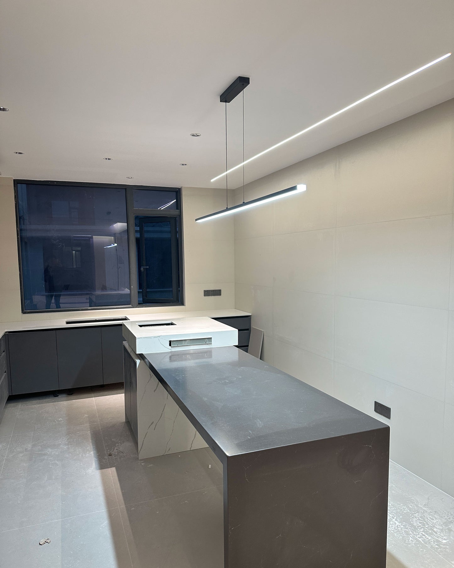 WOMO Extra Long Linear Pendant Light-WM2011