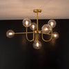 WOMO Mid Century Kronleuchter Glaskugel schlafzimmer-WM2255 thumbnail