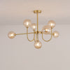 WOMO Mid Century Kronleuchter Glaskugel schlafzimmer-WM2255 thumbnail