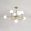 WOMO Mid Century Kronleuchter Glaskugel schlafzimmer-WM2255 thumbnail