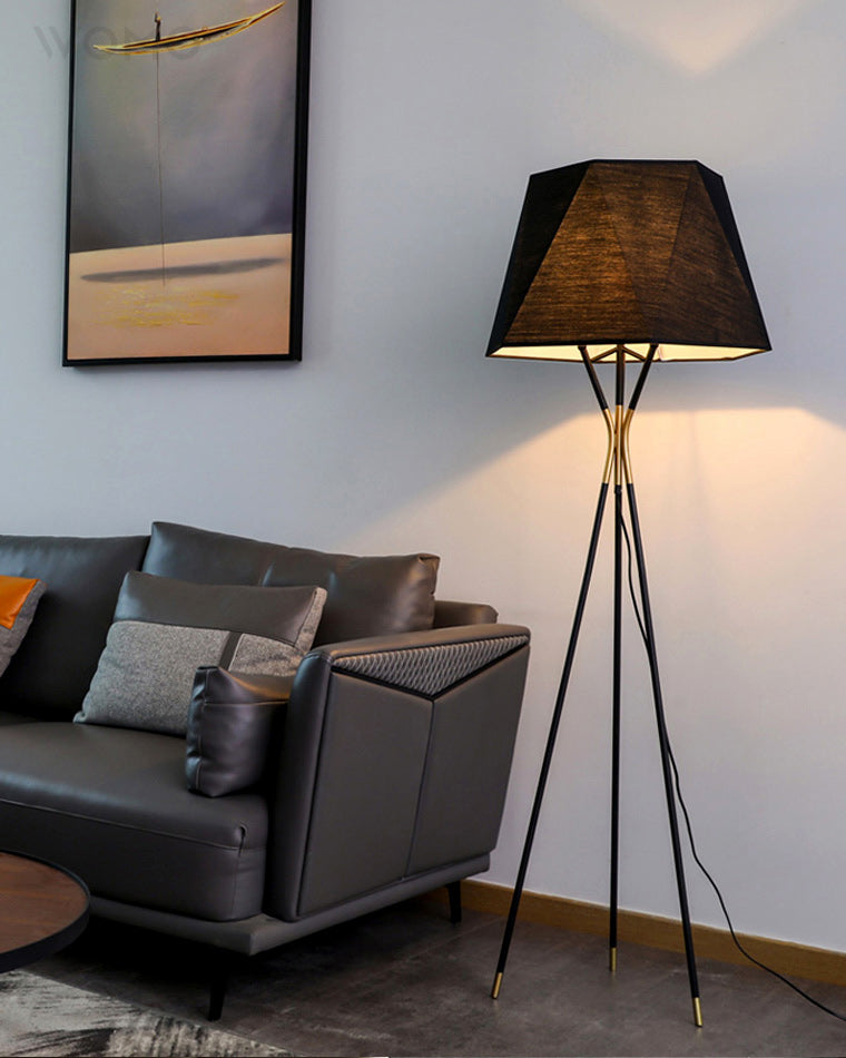 WOMO Faceted Tripod Floor Lamp-WM7004