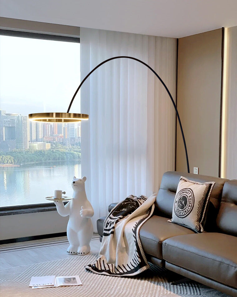 WOMO Circular Arc Floor Lamp-WM7006